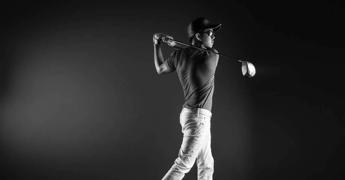 Golfer-Striped Shirt|Movement Pyramid