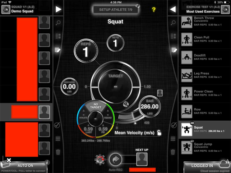 GymAware Dashboard