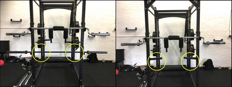 Hand Supported Split Squat Hardware