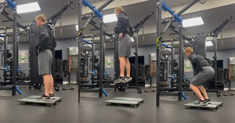 Haggerty Combine|IMTP|Vertical Jump|A table titled 10-20 Split with columns for Test