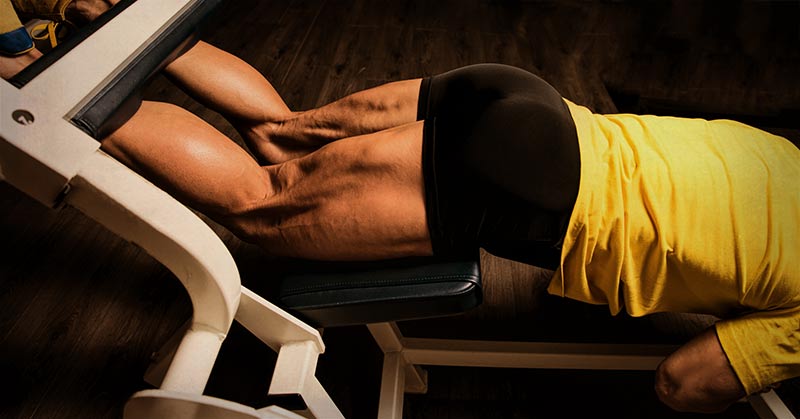 Nordic Hamstring Curl|Probability of Hamstring Injury versus Hamstring Strenght|Silhouettes demonstrating a progression of kneeling push-ups with increasing body angles. Each step is accompanied by a laptop screen displaying related data and graphs