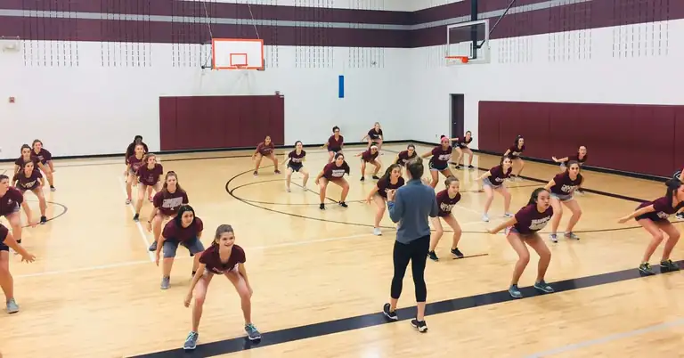 Rachel Hayes Coaching|Coach Hayes Cross Country|Large Group Training|New Weight Room|Only In High School