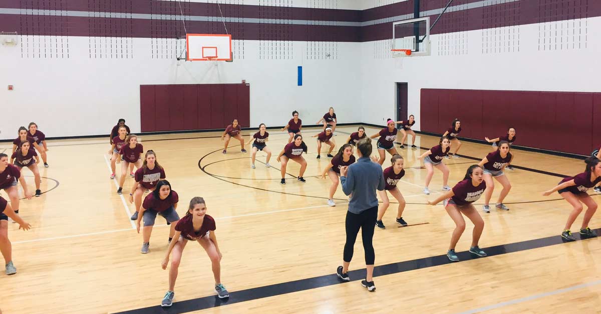 Rachel Hayes Coaching|Coach Hayes Cross Country|Large Group Training|New Weight Room|Only In High School