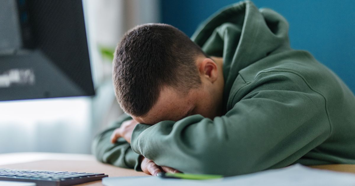 High School Athlete Sleeping
