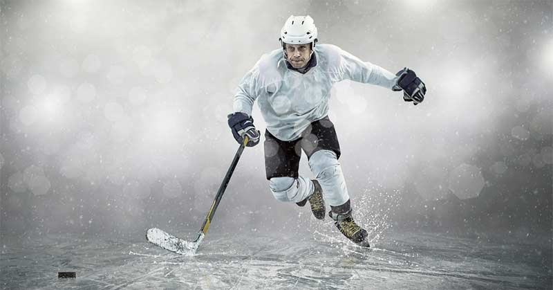 Ice Hockey Player Skating|Groin Anatomy|IMU Ice Skate Sensors