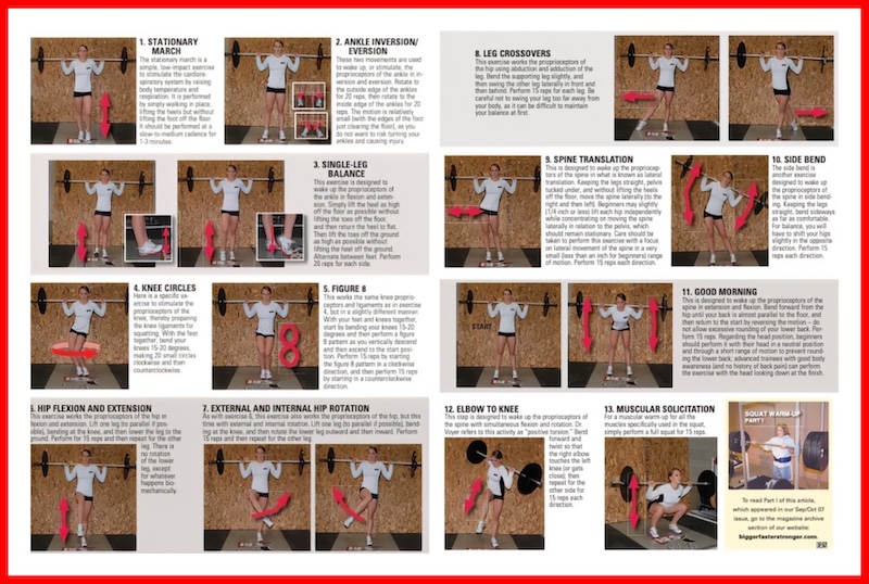 Squat Warmup