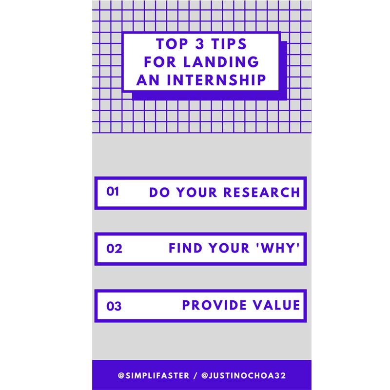 Intern Tips