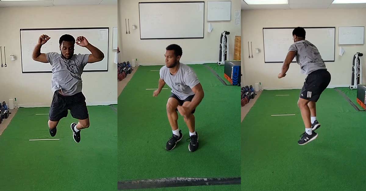 Jump Matrix|Horizontal Lateral|Diagram showing two vertical arrows pointing up