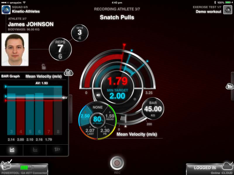 Kenetic Gymaware Screen Shot