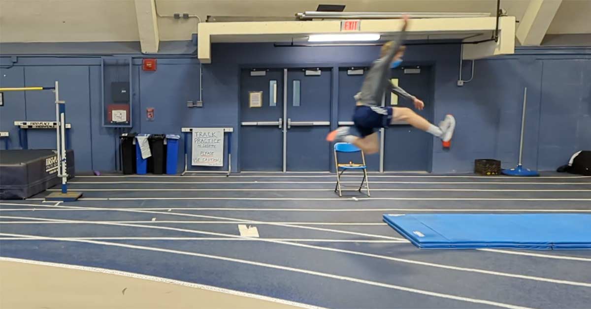 Long Jump Gym Mat