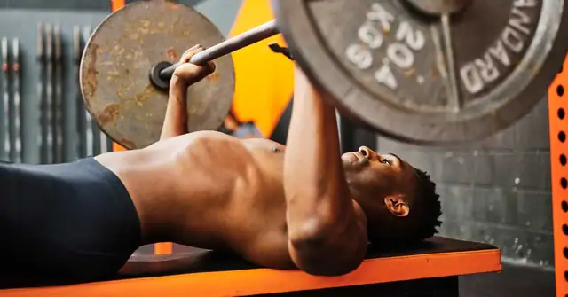 Male Athlete Bench Press