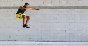 Athlete Jumping|Torso Shins|Jump Angles|Isometric Split Squat
