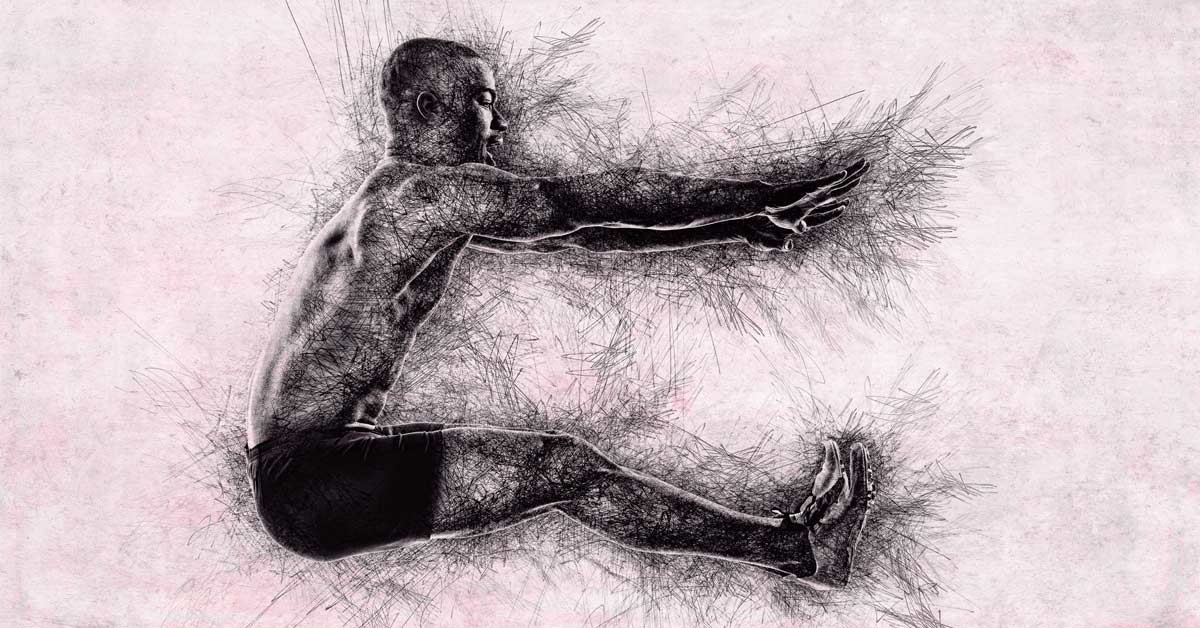 Male Long Jumper
