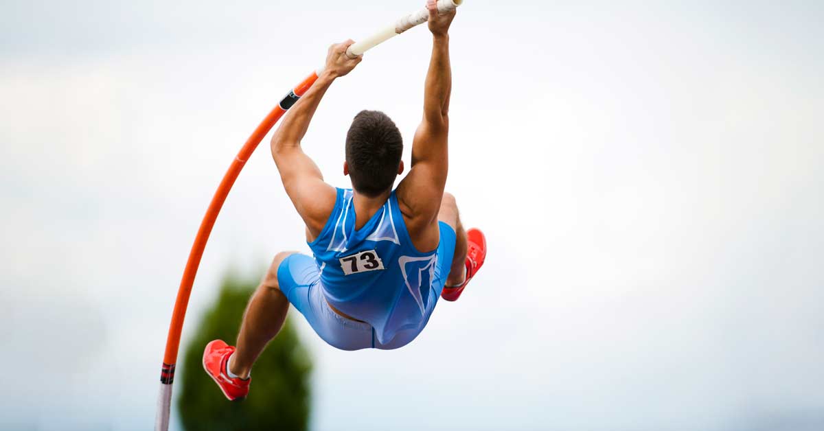 Male Pole Vaulter