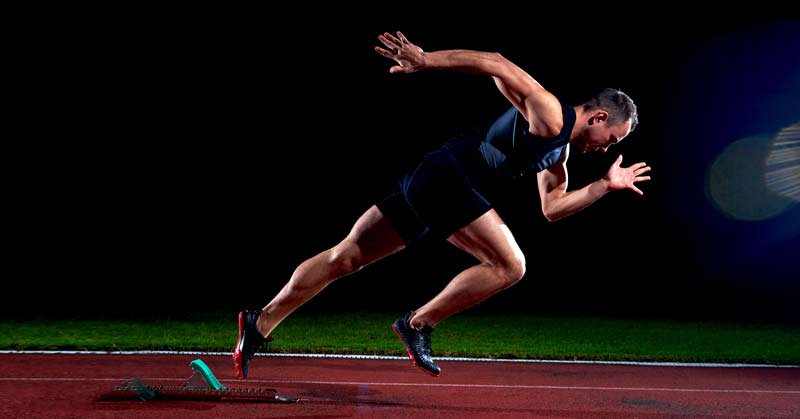 Male Sprinter Block Start|Female Sprinter Start|Sprinter Block Start