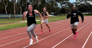 McLloyd Sprint|Top MPH|Table showing data for four athletes. Columns include Name