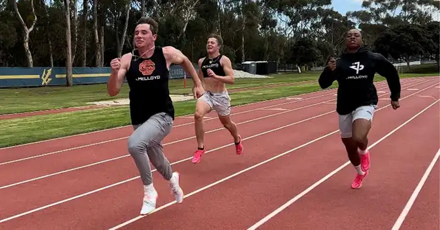 McLloyd Sprint|Top MPH|Table showing data for four athletes. Columns include Name