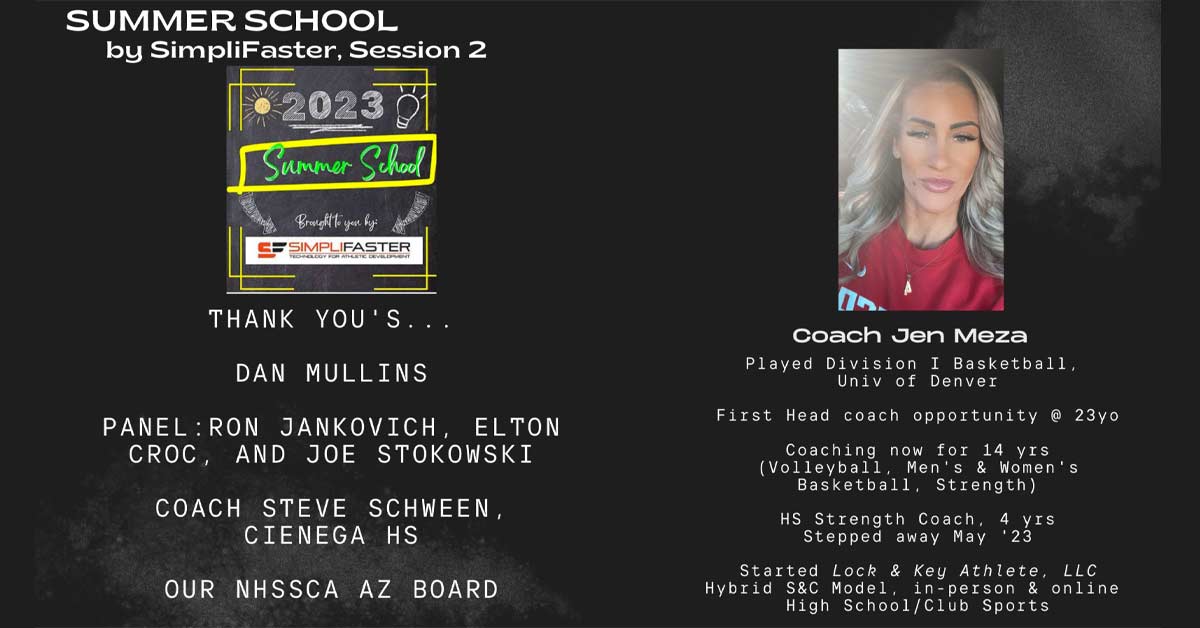 Meza Summer School|Everything Else|Contrast Training|Check Ins