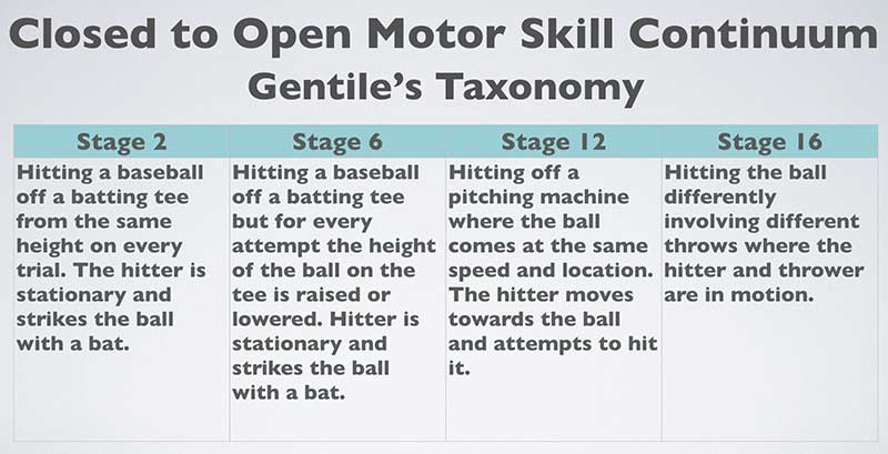 Motor Skill Continuum