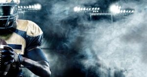 NFL Player with Football