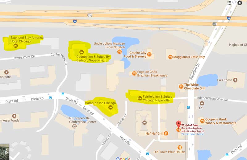 Naperville Map