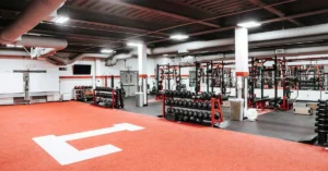 Orange Lutheran Weight Room|Weight Room Layout|Power Racks|Subtle Branding