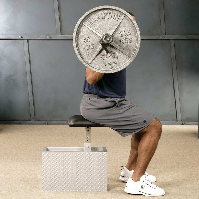 Padded Box Squat