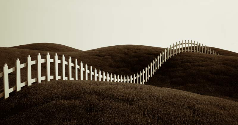 Periodization Fence on Rolling Hills