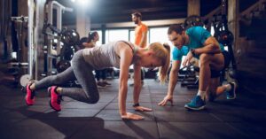 Personal Trainer with Female Client