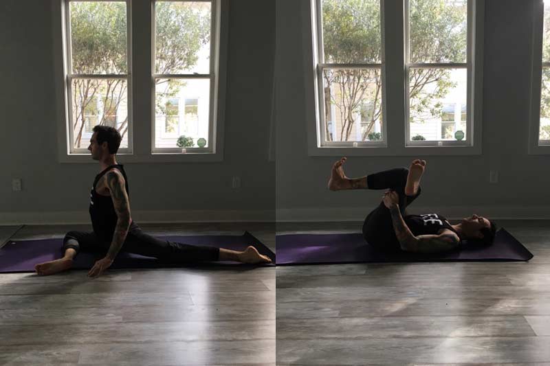 Pigeon Pose Figure Four