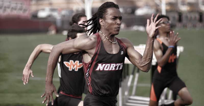 Plainfield North Sprinter|Grilled Chicken Salad|JaMari Ward|4x400 meter relay|400 Meter Relay|400 Meter Relay Handoff|Douglas Heel|Box of Assorted Candy|Sprinting After Activation