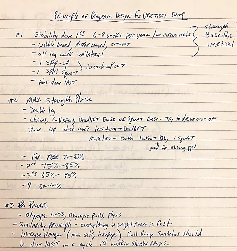 Poliquin Notes