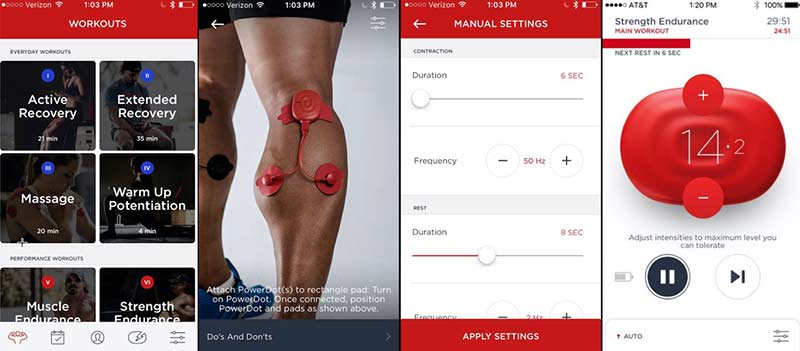 PowerDot Muscle Stimulator App