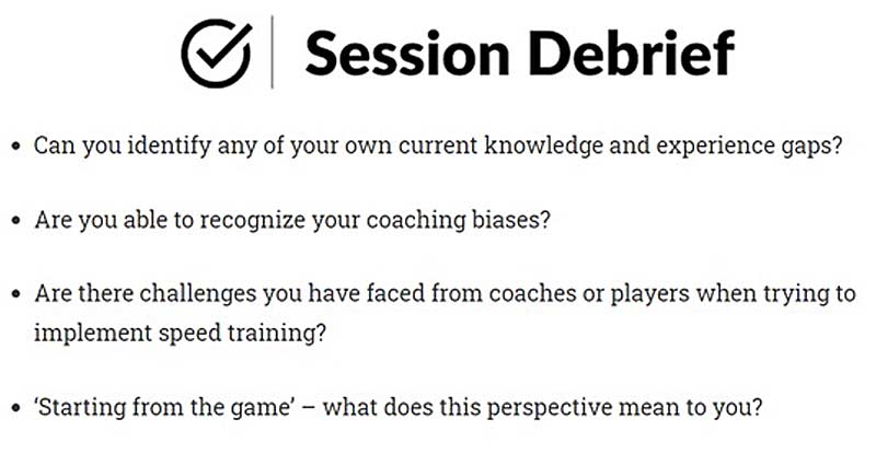 Session Debrief