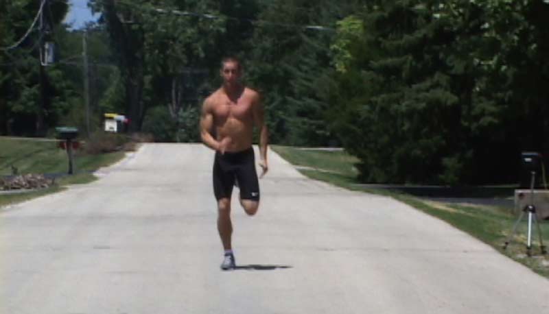 Sprint with High Hip