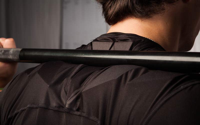 Skin Tech with Barbell|Olympic Bronze Medalist Jamie Greubel wears Skin Tech shirt.|Skin Tech Apollo SS|Conner Carrick training with SkinTech Apollo SS|Skeletal Structure of Human Shoulder|Sport Collision Classification|Weight training with Skin Tech Apollo SS|XRD Extreme Impact Foam|Skin Tech Shirt|Skin Tech Shirt Sizes