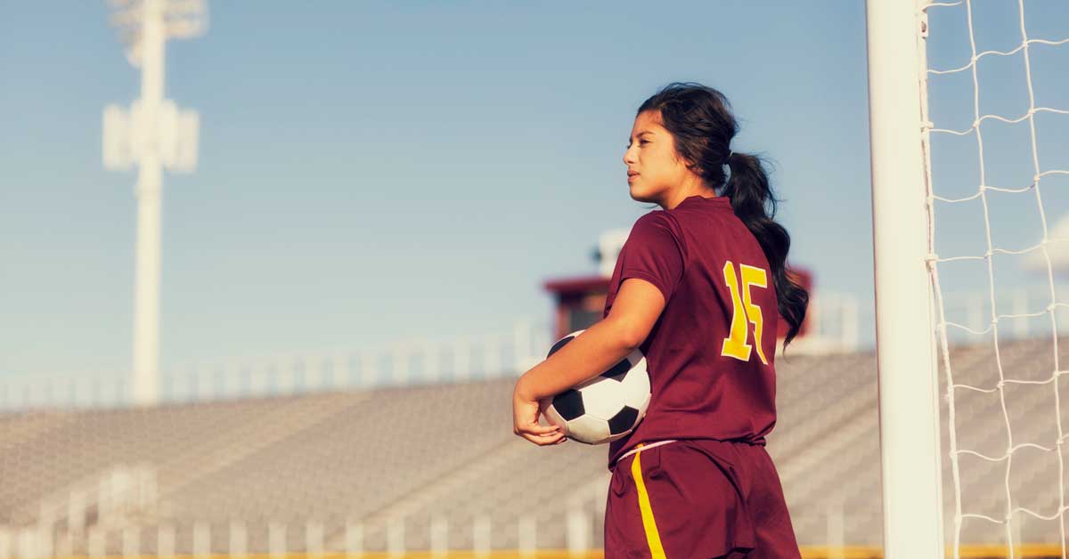 Single Sport Soccer Player