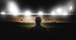 Soccer Stadium Night