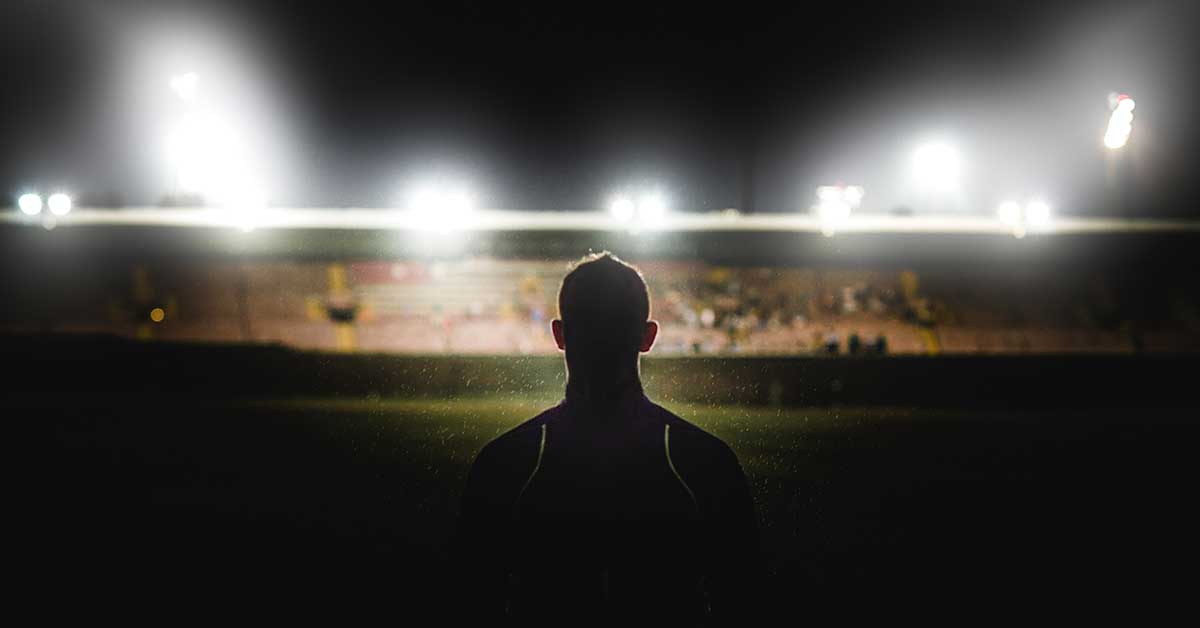 Soccer Stadium Night