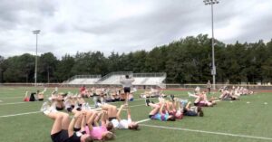 Softball Prep|Squat Distractions|Bear Crawl|DB Rows|Capture Flag|Med Ball Tag|Breathwork