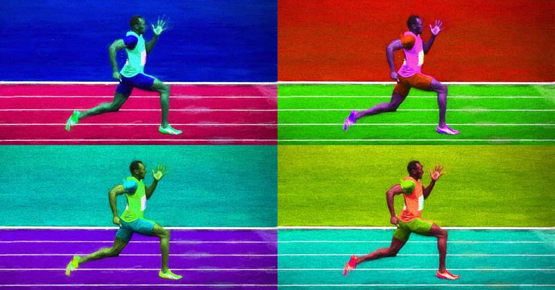 Sprinter inspired by Andy Warhol|PlayerTek|Training Load|Training Monotony Weekly Loading