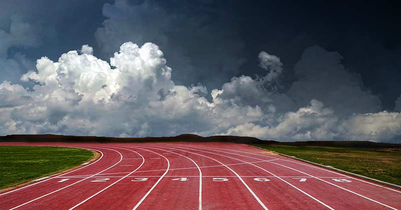 Storm Clouds at Track and Field