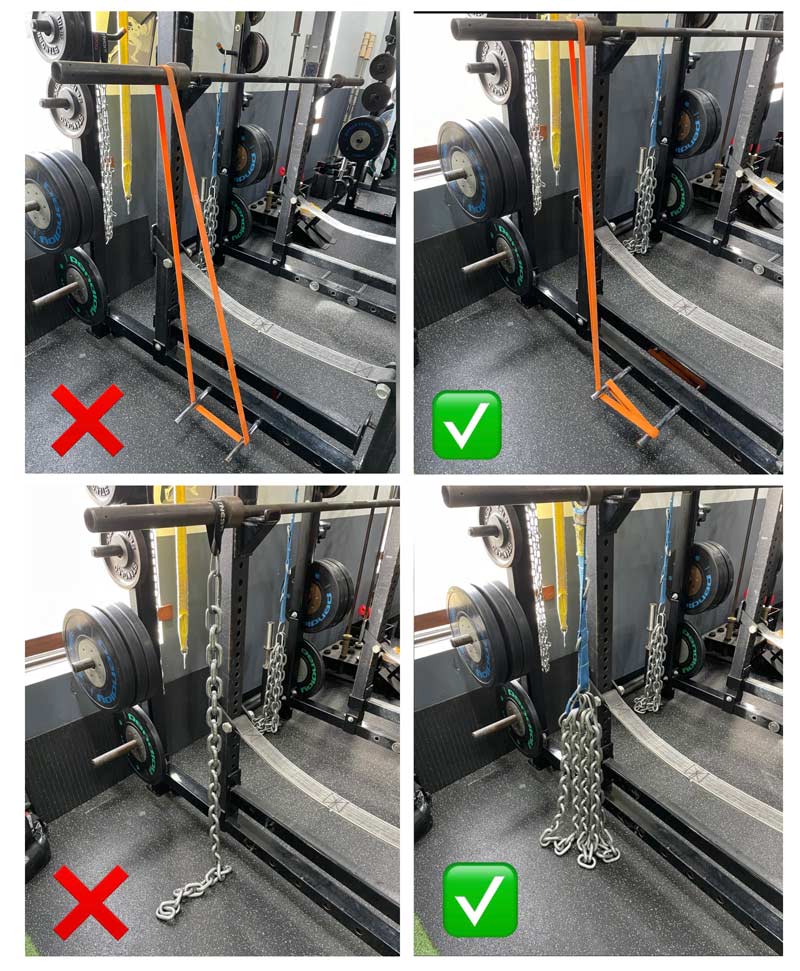 Squat Band Chain