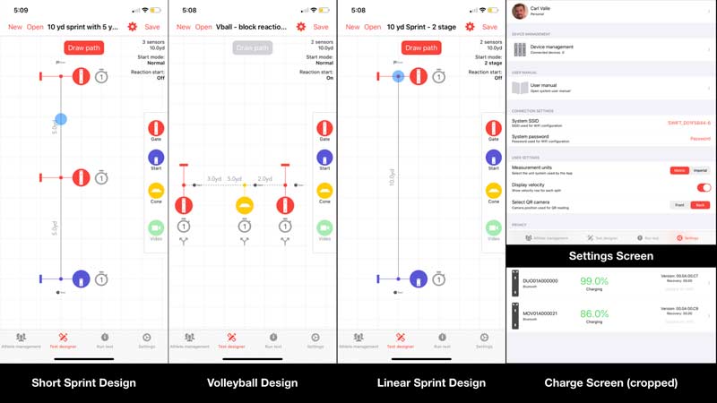 Swift Timing Screens