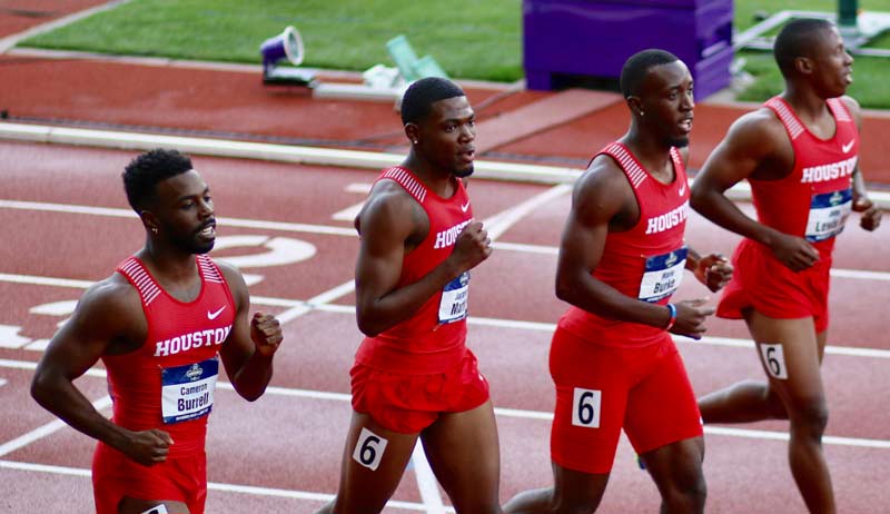 University of Houston Track Relay Team