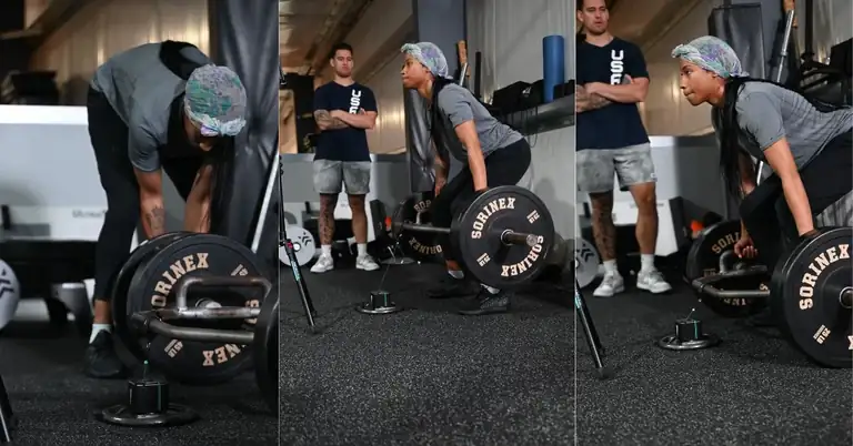 VBT for Basketball|Basketball Injury Iceberg|A person is performing a deadlift in a gym