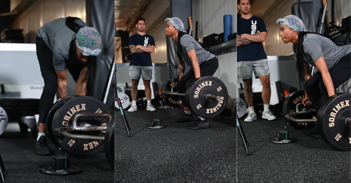 VBT for Basketball|Basketball Injury Iceberg|A person is performing a deadlift in a gym
