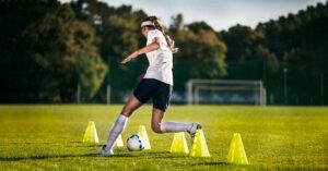 Warmup Soccer Drill