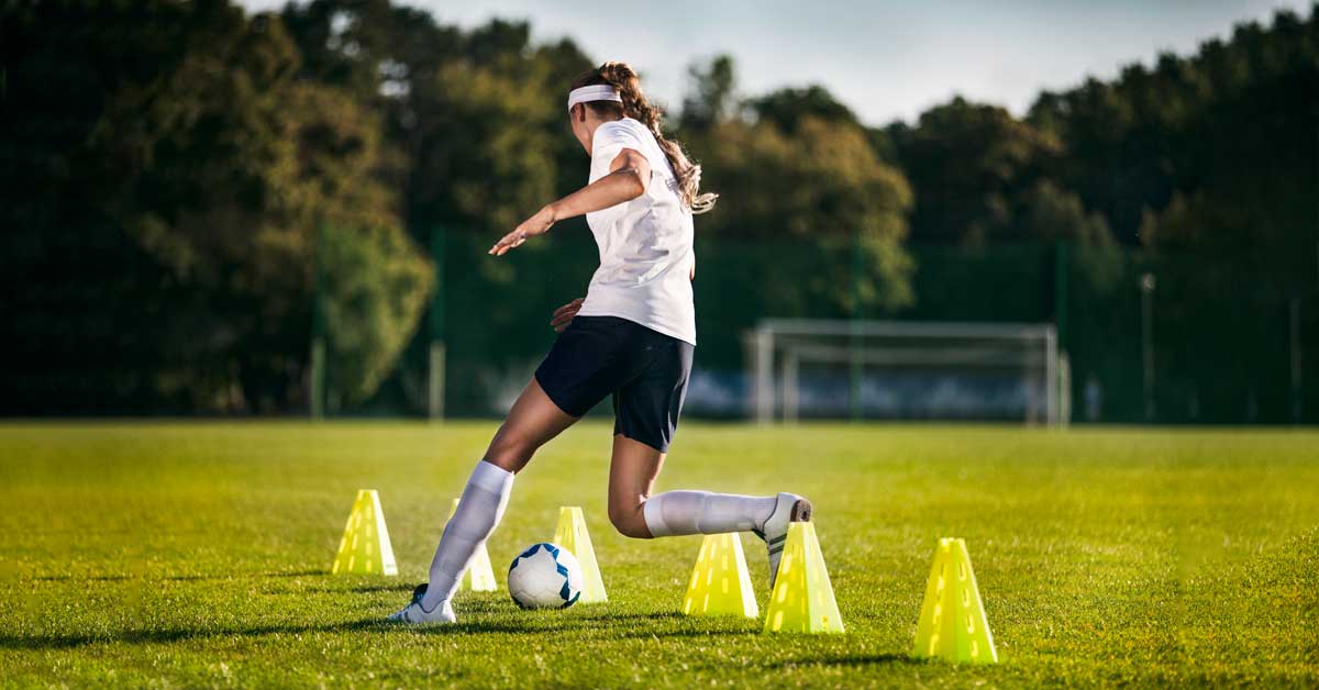 Warmup Soccer Drill