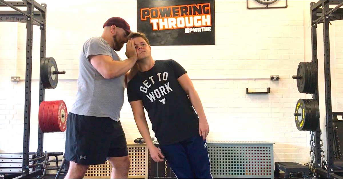 Wayland Neck Training|MuscleLab Load Cell|Neck Training Protocols|Portrait of a bald man with a beard